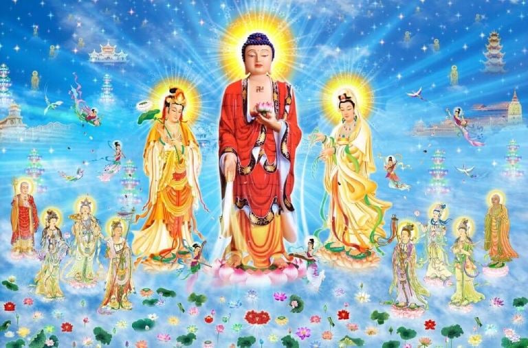Đức Phật A Di Đà là vị Phật được tôn thờ nhiều nhất trong Phật giáo Đại thừa.