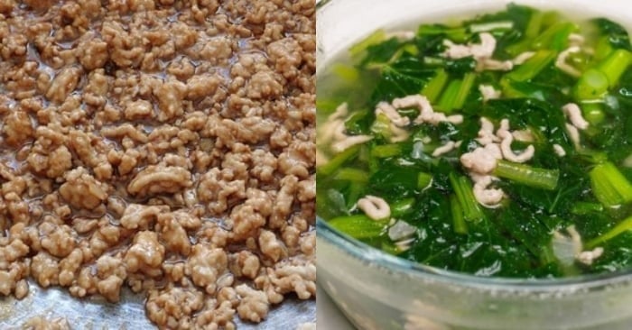 Hướng dẫn nấu canh rau diếp thơm với thịt băm ngon, bổ, mát 
