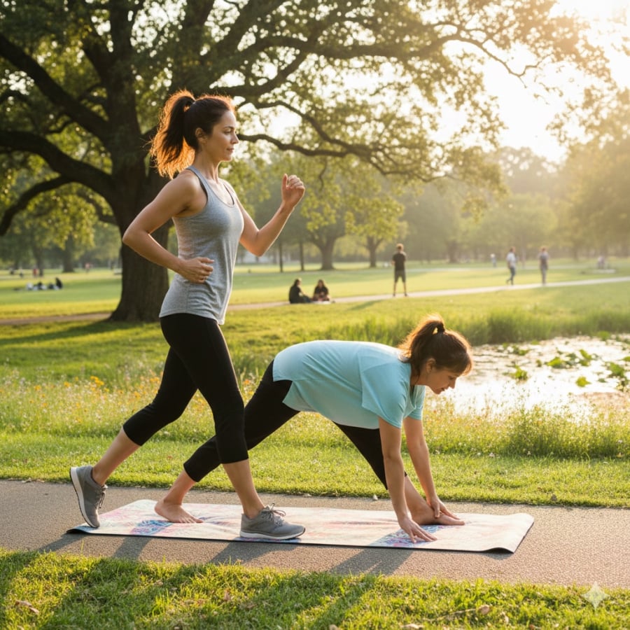 Duy trì vận động đều đặn và lối sống lành mạnh là nền tảng giúp phụ nữ giảm nguy cơ ung thư về lâu dài.